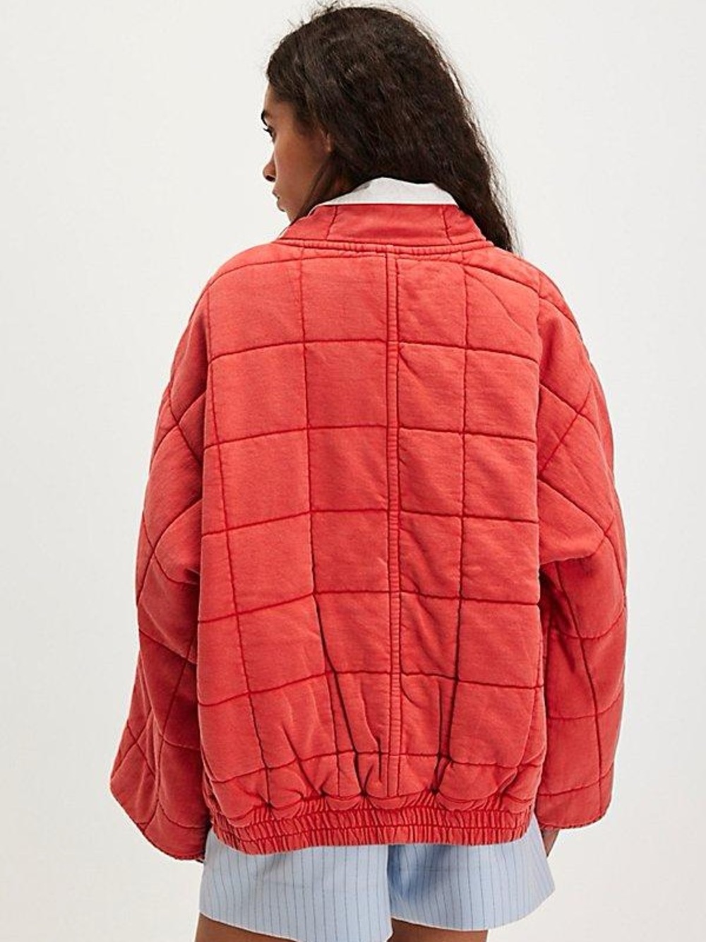 NWOT Free People Dolman Quilted Knit Jacket - Picture 3 of 13